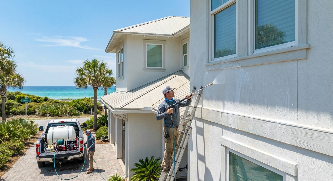Soft Washing for Destin Homes and Businesses