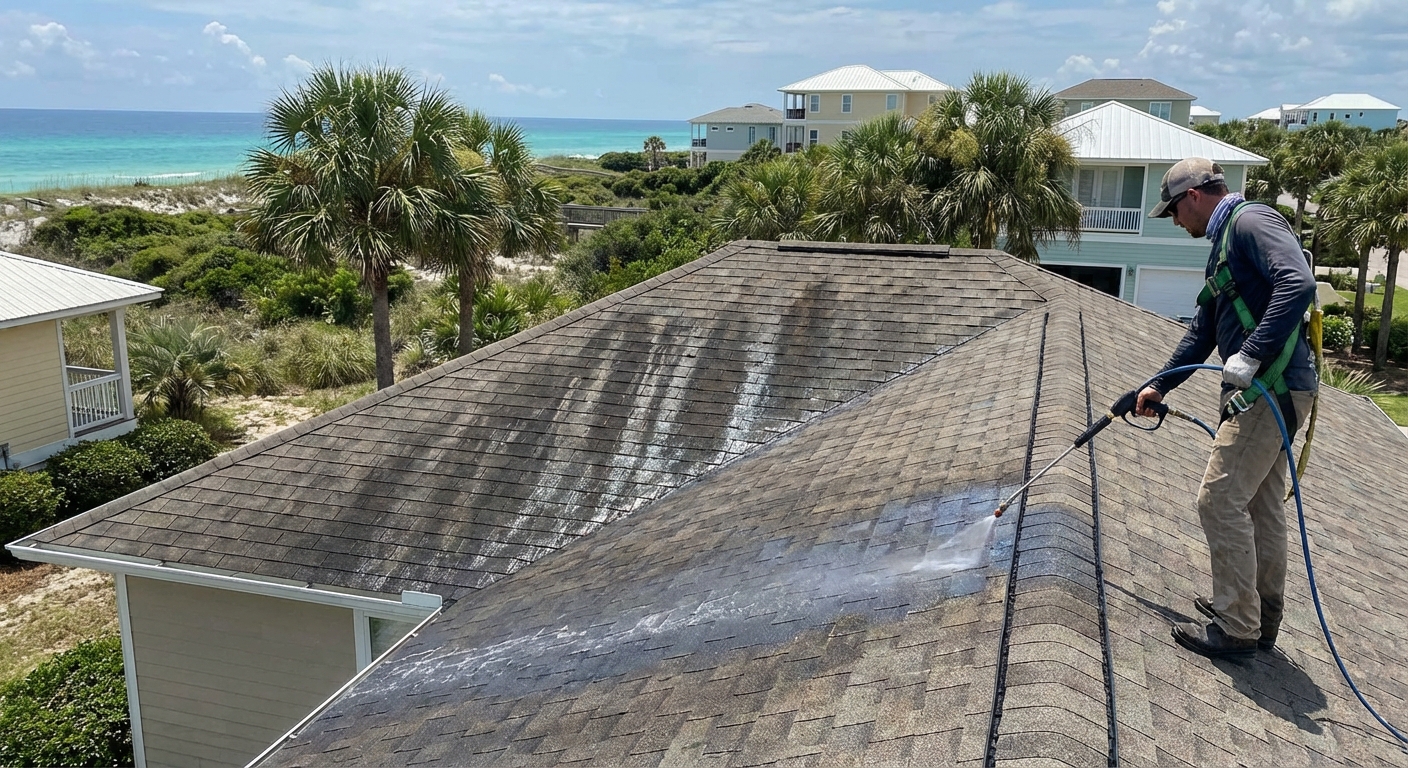 Roof Cleaning in Destin