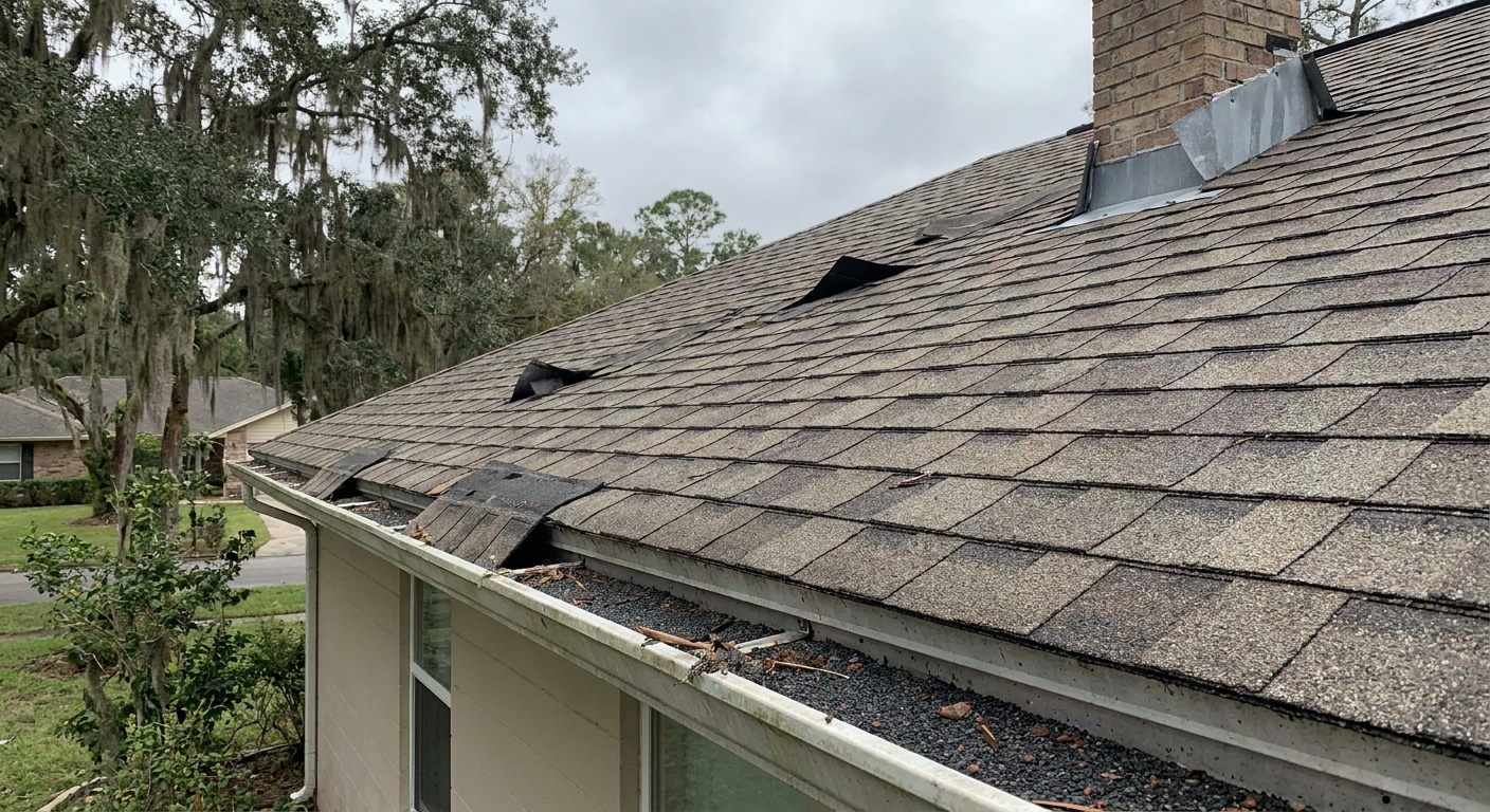 Is Your Gainesville Roof Showing Signs of Wind Damage?