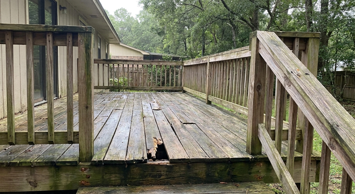 Is Your Gainesville Deck Starting to Feel Unsafe?