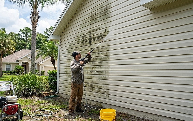 Can Pressure Washing in Florida Remove Mold from Siding?
